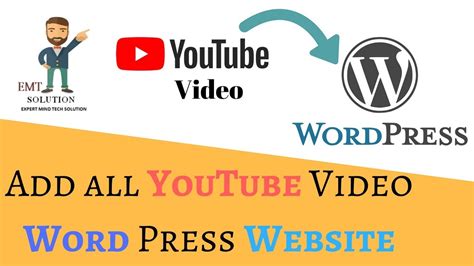 How To Add All Youtube Video In Wordpress Website Best Plugin Youtube