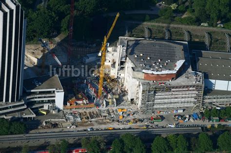 Luftaufnahme Hamburg Sanierungs Baustelle Des Congress Center Am