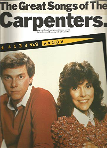 GREAT SONGS OF CARPENTERS (PIANO VOCAL GUITAR) By Richard Carpenter ...