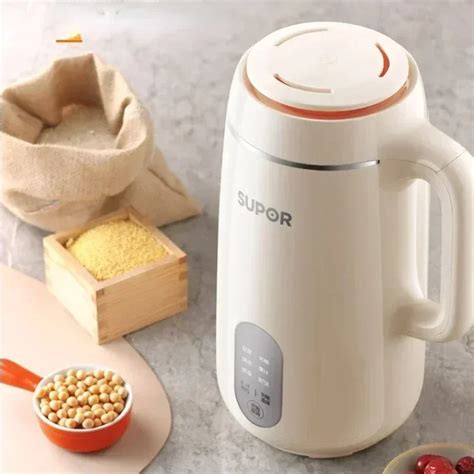 Supor Mini Soybean Milk Automatic Wall Breaking Heating Cooking Soymilk Maker Soy Making Juice