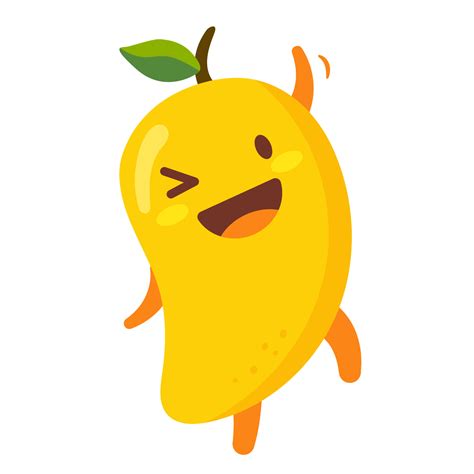 Mango Cartoon Character 14526875 Vector Art at Vecteezy