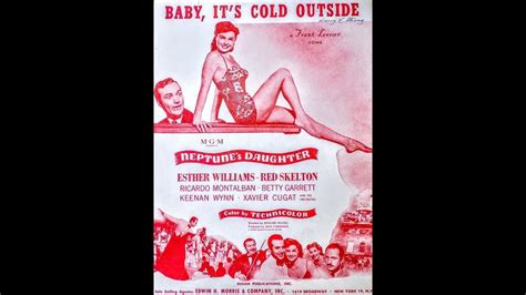 Baby It S Cold Outside Margaret Whiting Johnny Mercer 1949 YouTube