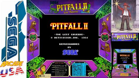 Pitfall II Lost Caverns Arcade Sega YouTube