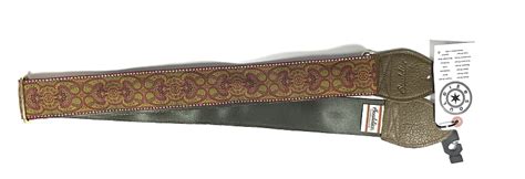 Souldier Guitar Strap Soldier Arabesque Red Handmade Reverb