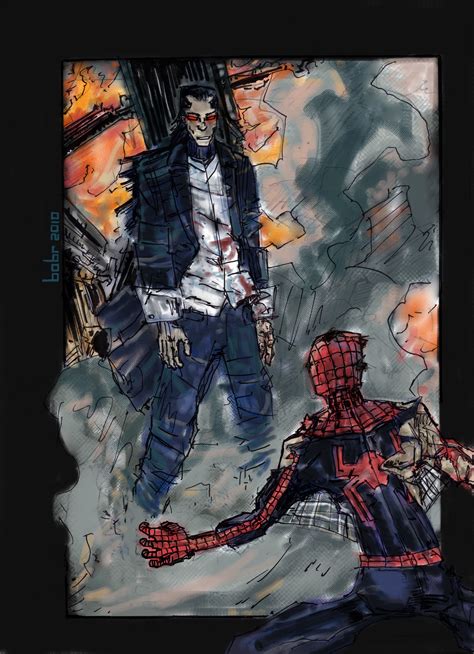 Spider-man vs Morlun by Dima-bobr on DeviantArt