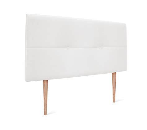 DHOME Tête de lit en tissu Aqualine avec Boutons 105x105cm avec pieds