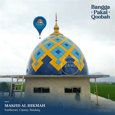 Jual Kubah Masjid Di Bandung Spesialis Enamel Dan Galvalum