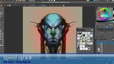 Character Design In Krita 2 4 Beta 4 Video For Slun11 Youtube