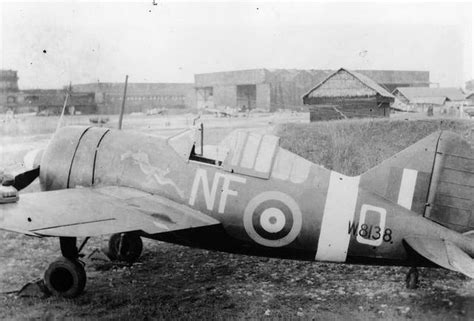 Brewster B 339 Buffalo At Raf Kallang Wwii Aircraft Royal Australian