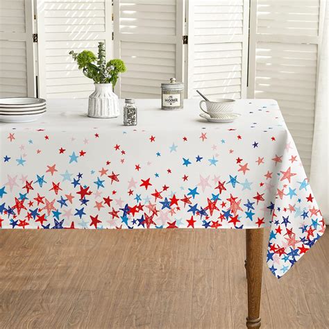 Amazon Siilues 4th Of July Tablecloth 60 X 84 Inch 4th Of July