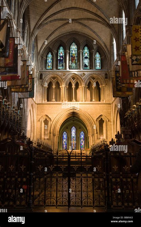 St Patrick Cathedral interior, Dublin, Ireland Stock Photo - Alamy