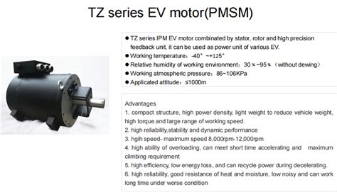 Rated 30kw 40hp Ev Motor Permanent Magnet Motor Kit Electric Car Conversion Kit For Electric Car