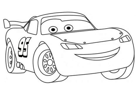 Coloriage Flash McQueen à imprimer sur ColoriageEnfant