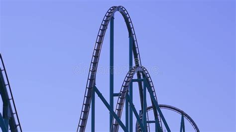 People Enjoying Terrific Mako Rollercoaster At Seaworld In