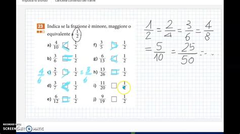 A2 Es Frazioni Rappresentazione E Retta Dei Numeri YouTube