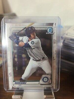 Julio Rodriguez Bowman Chrome Prospects B Bcp Seattle Mariners