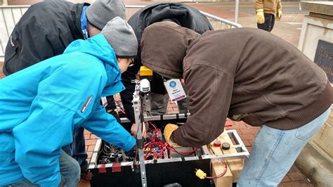 Autonomous Snowplow Competition Helps Students Gain Machine Design And