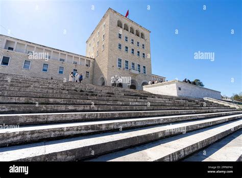 The university polytechnic of Tirana, Albania Stock Photo - Alamy