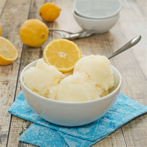 Lemon Sorbet - Sweet Pea's Kitchen