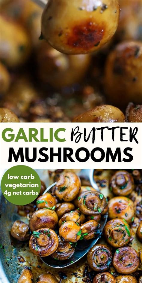 Garlic Butter Mushrooms 15 Minute Side Dish Video Recipe Video