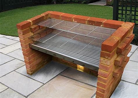 Sunshinebbqs Extra Large Stainless Steel Diy Brick Bbq Kit Cm X Cm