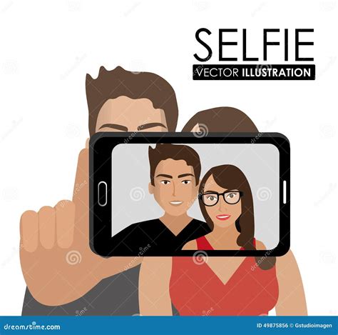 Selfie Design Vector Illustration Stock Vector Illustration Of