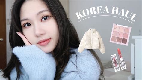 Korea Haul 2022 🇰🇷 Winter Clothes Makeup Accessories Etc 💗 Youtube