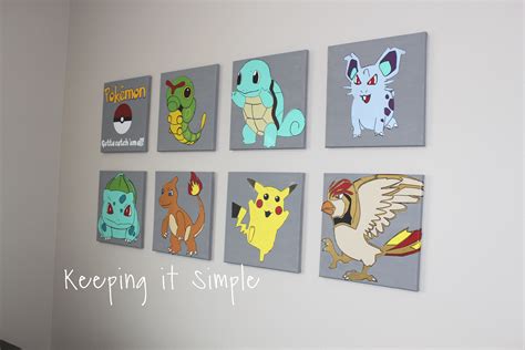 Pokemon-Vinyl-Decals-Wall-Art (5)2 • Keeping it Simple