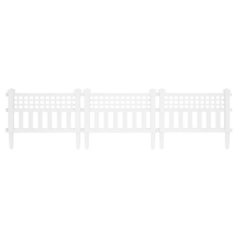 Suncast 24 H X 20 5 W White Plastic Fencing With 3 Panel S Included And Reviews Wayfair