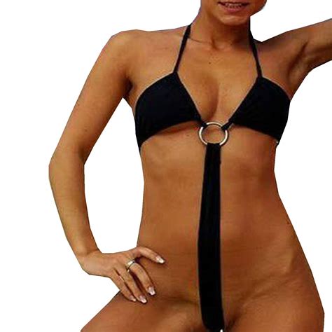 Honanda Women S Sexy Extreme Sling Shot G String Micro Bikini Panties