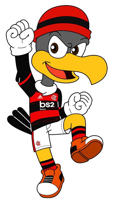 Flamengo Do Urubu Desenho Mascote Mascote Flamengo Adesivo Do