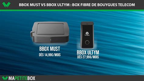 Bbox Must vs Bbox Ultym les box fibre de Bouygues à l honneur