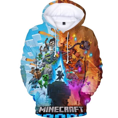 BLUZA 3D MINECRAFT ROZMIARY WZORY UNIKAT 13577703684 Allegro Pl