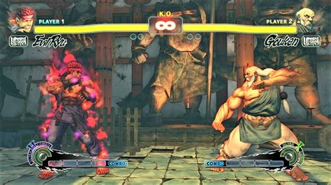 Evil Ryu Vs Gouken Hardest AI Ultra Street Fighter IV YouTube