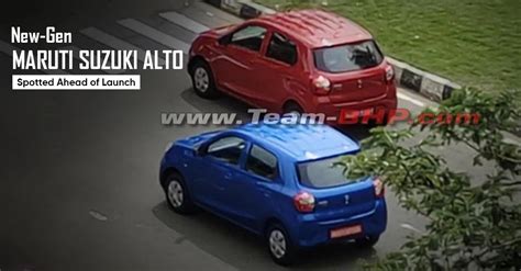 New Gen Maruti Suzuki Alto Spotted Ahead Of Launch