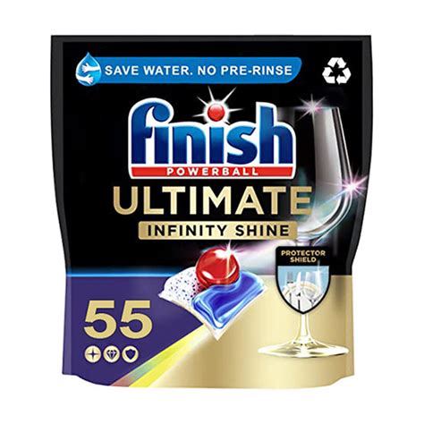 Finish Powerball Ultimate Infinity Shine Vaatwastabletten Regular