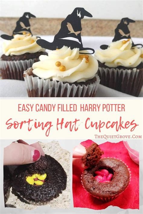 Harry Potter Sorting Hat Cupcakes Recipe Fun Desserts Yummy Cupcakes Harry Potter Sorting Hat