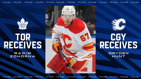 Maple Leafs Complete Trade With Calgary Flames | Toronto Maple Leafs