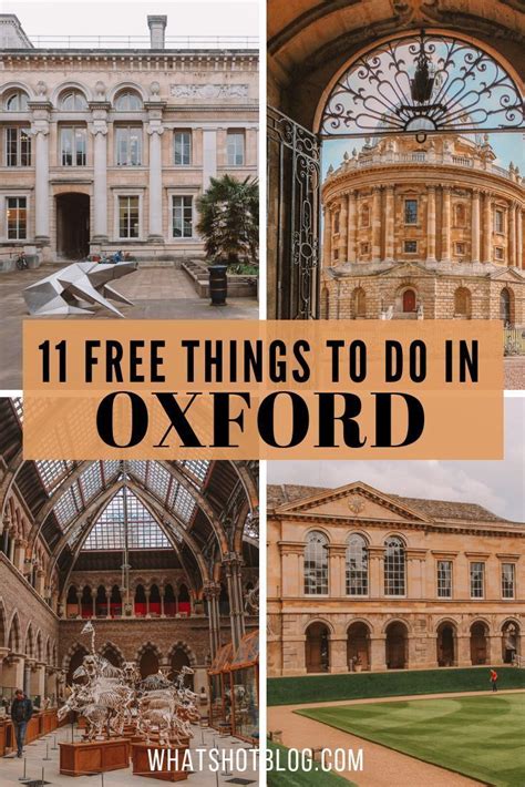 The 11 Best Free Things To Do In Oxford Oxford England England