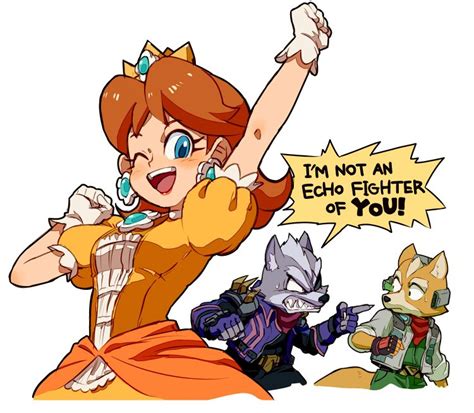 Princess Daisy Fox Mccloud And Wolf Odonnell Mario And 3 More