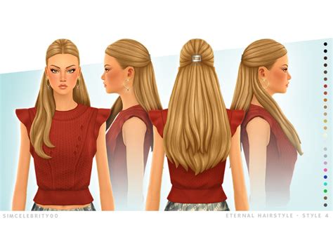 The Sims Resource Eternal Hairstyle Style