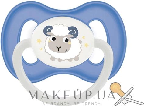 Пустышка латексная круглая 0-6 месяцев Bunny & Company, голубая ...