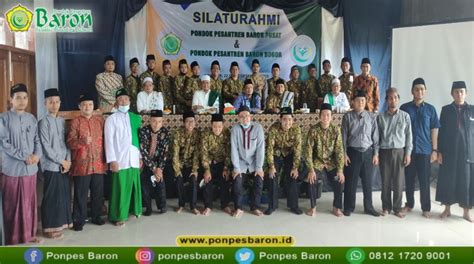 Silaturahim Pondok Pesantren Baron Bogor Di Pondok Pesantren Baron