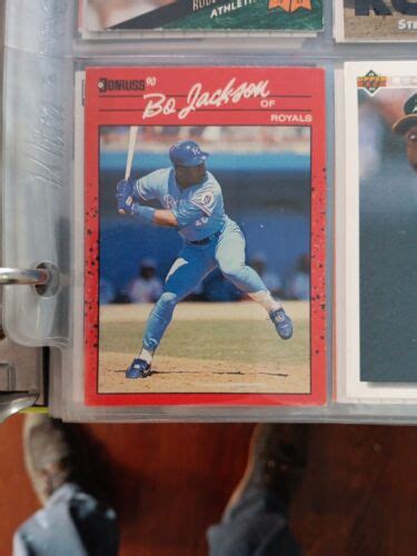 Rare Bo Jackson Triple Error Donruss All Star No Dot Tm After Inc