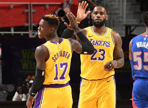 Lakers News Lebron James ‘happy To Have Dennis Schroder Back