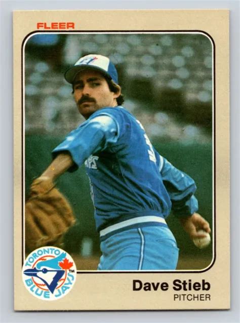 1983 FLEER BASEBALL 441 Dave Stieb Toronto Blue Jays EUR 1 67