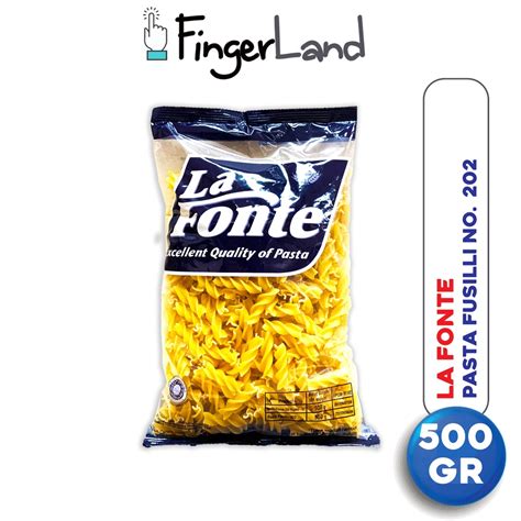 Jual La Fonte Pasta Fusilli No Gram Pasta Makaroni Spiral