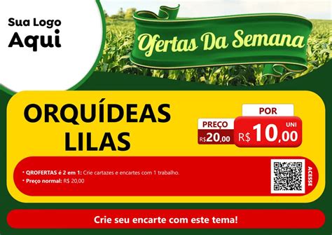 Modelo De Encarte Ofertas Da Semana Qr Ofertas