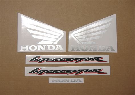 Honda VFR 800fi Abs RC46 Interceptor 2007 Decal Set Blue Model Moto