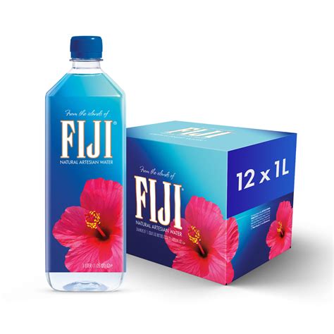 Buy Fiji Natural Artesian Bottled Water Liter Fl Ounce Pack